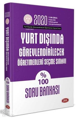 Data Yayınları 2020 MEB Yurt Dışında Görevlendirilecek Öğretmenleri Seçme Sınavı Soru Bankası - 1