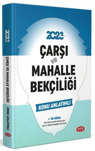 Data Yayınları 2023 Çarşı ve Mahalle Bekçiliği Konu Anlatımlı - 1