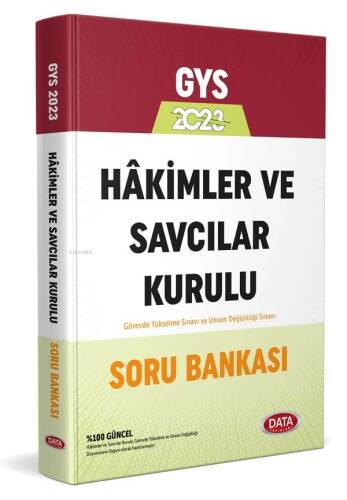 Data Yayınları 2023 Hakimler ve Savcılar Kurulu Personeli GYS Soru Bankası - 1