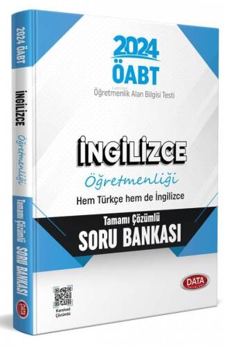 Data Yayınları 2024 ÖABT İngilizce Öğretmenliği Tamamı Çözümlü Soru Bankası - 1