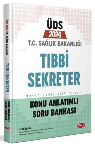 Data Yayınları 2024 T.C. Sağlık Bakanlığı GYS Tıbbi Sekreter Konu Anlatımlı Soru Bankası - 1