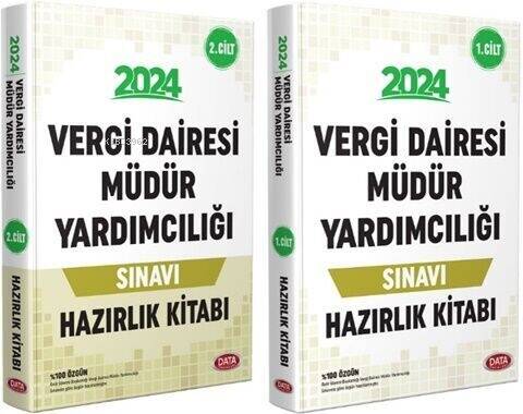 Data Yayınları 2024 Vergi Dairesi Müdür Yardımcılığı Sınavı Hazırlık Kitabı 2 Cilt - 1