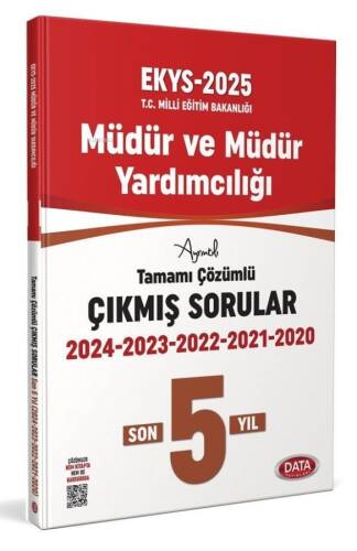 Data Yayınları 2025 MEB EKYS Müdür ve Müdür Yardımcılığı 5 Yıl Çıkmış Sorular ve Çözümleri - 1