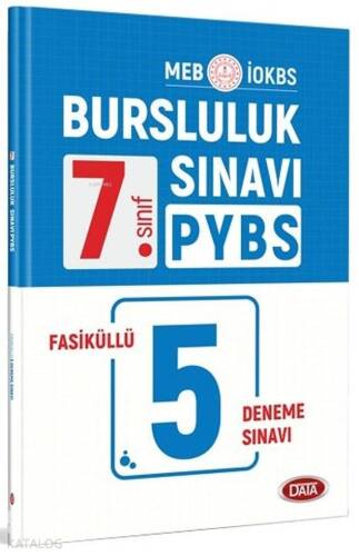 Data Yayınları 7. Sınıf Bursluluk Sınavı PYBS Fasiküllü 5 Deneme Sınavı Data - 1