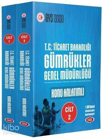 Data Yayınları GYS T.C. Ticaret Bakanlığı Gümrükler Genel Müdürlüğü Konu Anlatımlı Hazırlık Kitabı 1 - 1