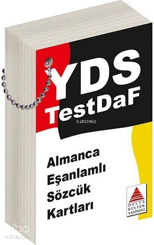 Delta Kültür Yayınları YDS Test Daf Almanca Eş Anlamlı Sözcük Kartları Delta Kültür - 1