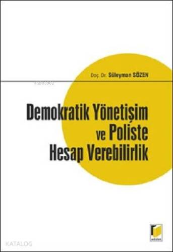 Demokratik Yönetişim ve Poliste Hesap Verebilirlik - 1