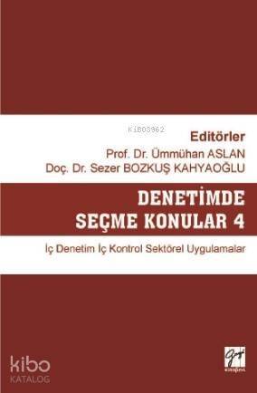 Denetimde Seçme Konular 4 İç Denetim İç Kontrol Sektörel Uygulamalar - 1