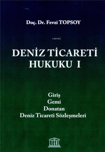 Deniz Ticareti Hukuku I - 1