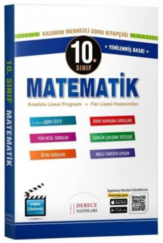 Derece 10.Sınıf Matematik Set - 1