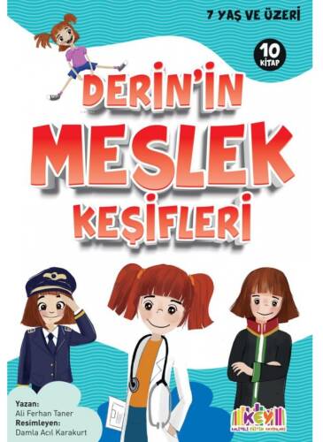 Derin'in Meslek Keşifleri Hikaye Seti 10 Kitap - 1