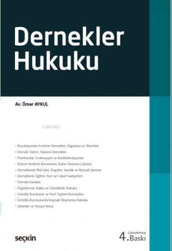 Dernekler Hukuku - 1