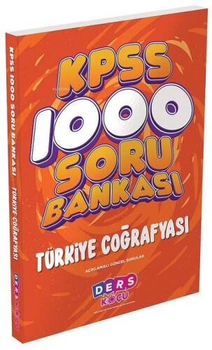 Ders Koçu KPSS Türkiye Coğrafyası 1000 Soru Bankası Çözümlü Ders Koçu Yayınları - 1