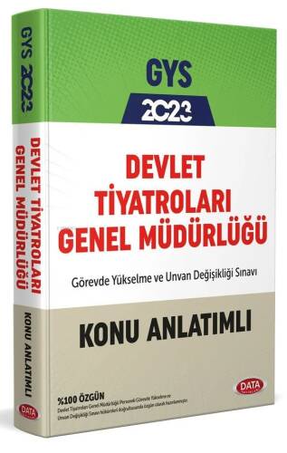 Devlet Tiyatroları Genel Müdürlüğü GYS Hazırlık Kitabı - 1