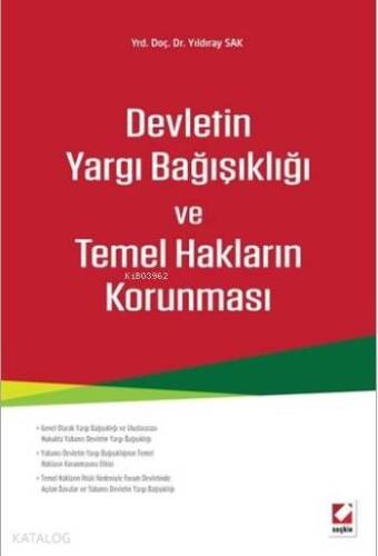 Devletin Yargı Bağışıklığı ve Temel Hakların Korunması - 1