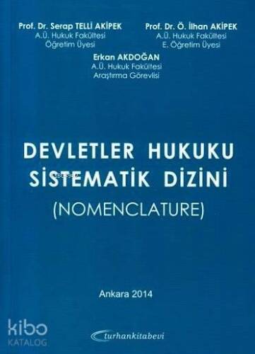 Devletler Hukuku Sistematik Dizini - 1