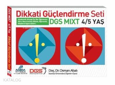 DGS MIXT Dikkati Güçlendirme Seti 4-5 Yaş - 1