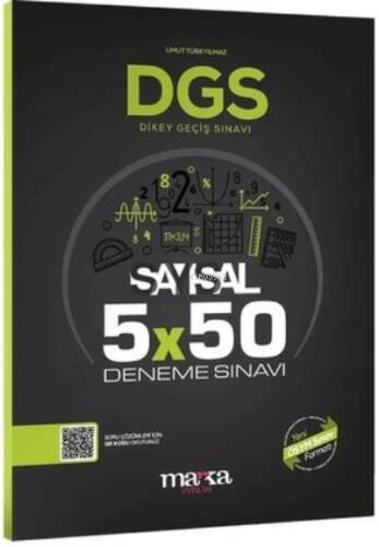 DGS Sayısal 5x50 Deneme Sınavı Tamamı PDF Çözümlü Açıklanan Yeni Müfredat Marka Yayınları - 1