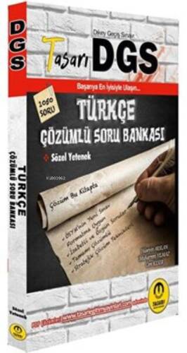 DGS Türkçe Çözümlü Soru Bankası Tasarı Eğitim Yayınları - 1