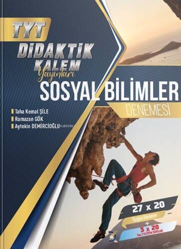 Didaktik Kalem TYT Sosyal Bilimler 27 x 20 Denemesi - 1