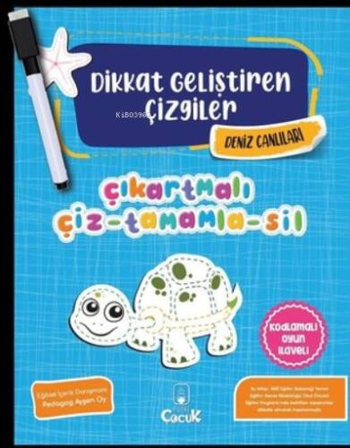 Dikkat Geliştiren Çizgiler-Deniz Canlıları - 1