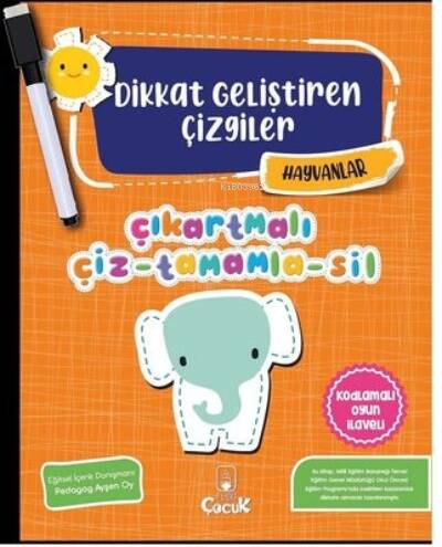 Dikkat Geliştiren Çizgiler-Hayvanlar - 1