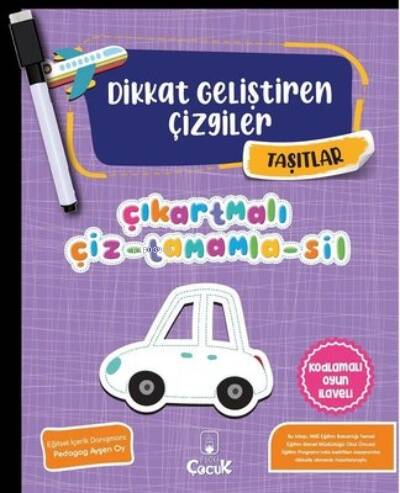 Dikkat Geliştiren Çizgiler-Taşıtlar - 1