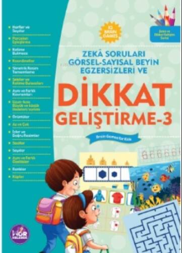 Dikkat Geliştirme - 3;Görsel-Sayısal Beyin Egzersizleri - 1