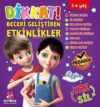 Dikkat Ve Beceri Geliştirici Etkinlikler Mor Seri - 1