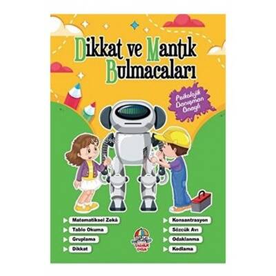 Dikkat ve Mantık Bulmacaları Yeşil Kitap - 1