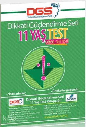 Dikkati Güçlendirme Seti (11 Yaş) Test; Görsel Algı Testi - 1