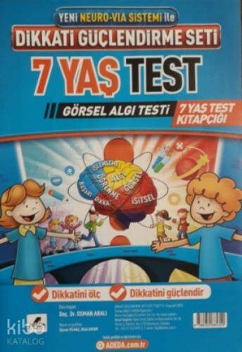 Dikkati Güçlendirme Seti 7 Yaş Test Görsel Algı Testi - 1