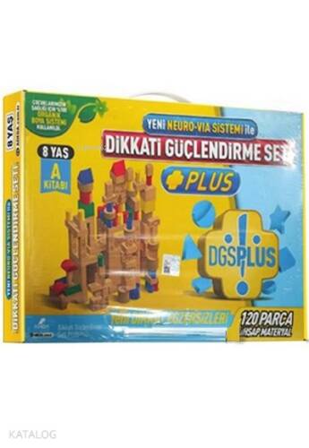 Dikkati Güçlendirme Seti Plus (3 Kitap Materyalsiz - 8 Yaş) - 1