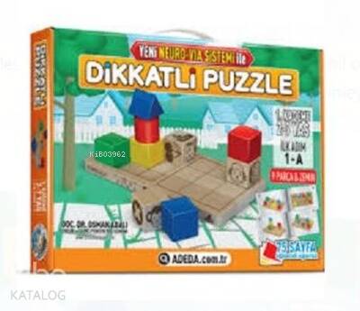 Dikkatli Puzzle 1.Kademe 2 - 7 Yaş - Yeni Neuro Via Sistemi İle - 1