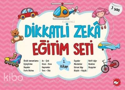 Dikkatli Zeka Eğitim Seti - 1.Kitap 3 Yaş - 1