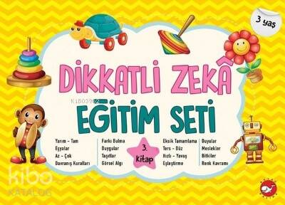 Dikkatli Zeka Eğitim Seti - 3.Kitap 3 Yaş - 1