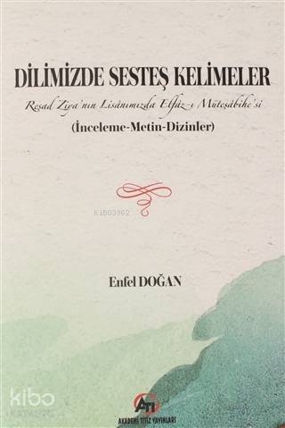 Dilimizde Sesteş Kelimeler - 1