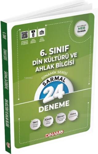 Dinamo Yayınları 6. Sınıf Din Kültürü ve Ahlak Bilgisi Sarmal 24 lü Deneme Dinamik Serisi - 1