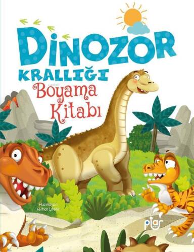 Dinozor Krallığı Boyama Kitabı - 1