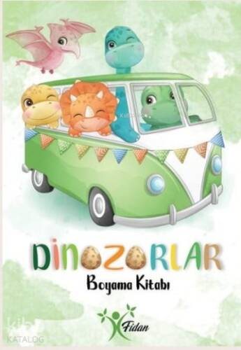 Dinozorlar - Boyama Kitabı - 1