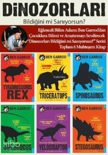 Dinozorları Bildiğini mi Sanıyorsun?; 6 Kitaplık Set - 1