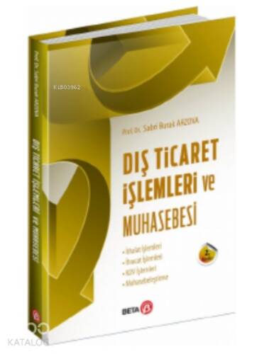 Dış Ticaret İşlemleri ve Muhasebesi - 1