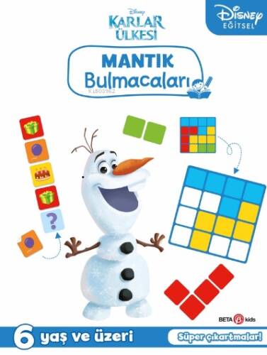 Disney Eğitsel Karlar Ülkesi Çıkartmalı Mantık Bulmacaları - 1