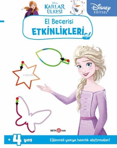 Disney Eğitsel Karlar Ülkesi El Becerisi Etkinlikleri Yazıya Hazırlık - 1