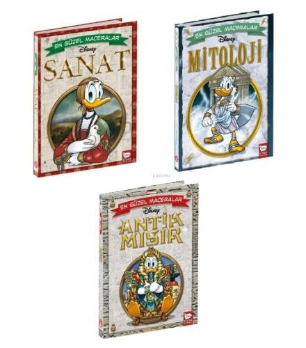 Disney En Güzel Maceralar Sanat + Mitoloji + Antik Mısır Seti 3 Kitap - 1