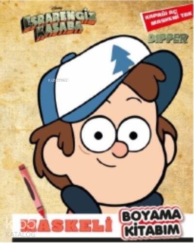 Disney - Esrarengiz Kasaba Maskeli Boyama Kitabım Dipper - 1