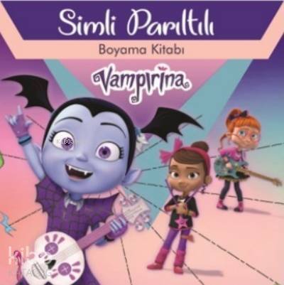 Disney Vampirina Simli Parıltılı Boyama Kitabı - 1