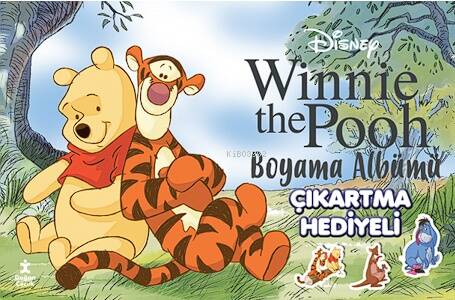 Disney Winnie The Pooh Çıkartma Hediyeli Boyama Albümü - 1