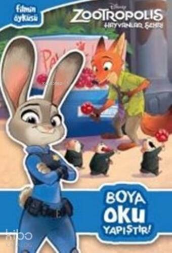 Disney Zootropolis Hayvanlar Şehri Boya Oku Yapıştır - 1