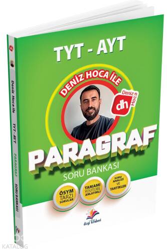 Dizgi Kitap Deniz Hoca TYT - AYT Paragraf Soru Bankası - 1